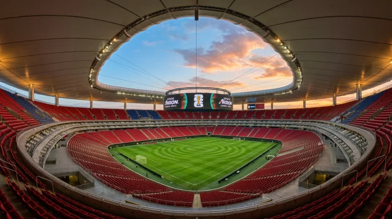 Estadio Akron v Guadalajaře, dějiště prvního zápasu Česka na MS 2026