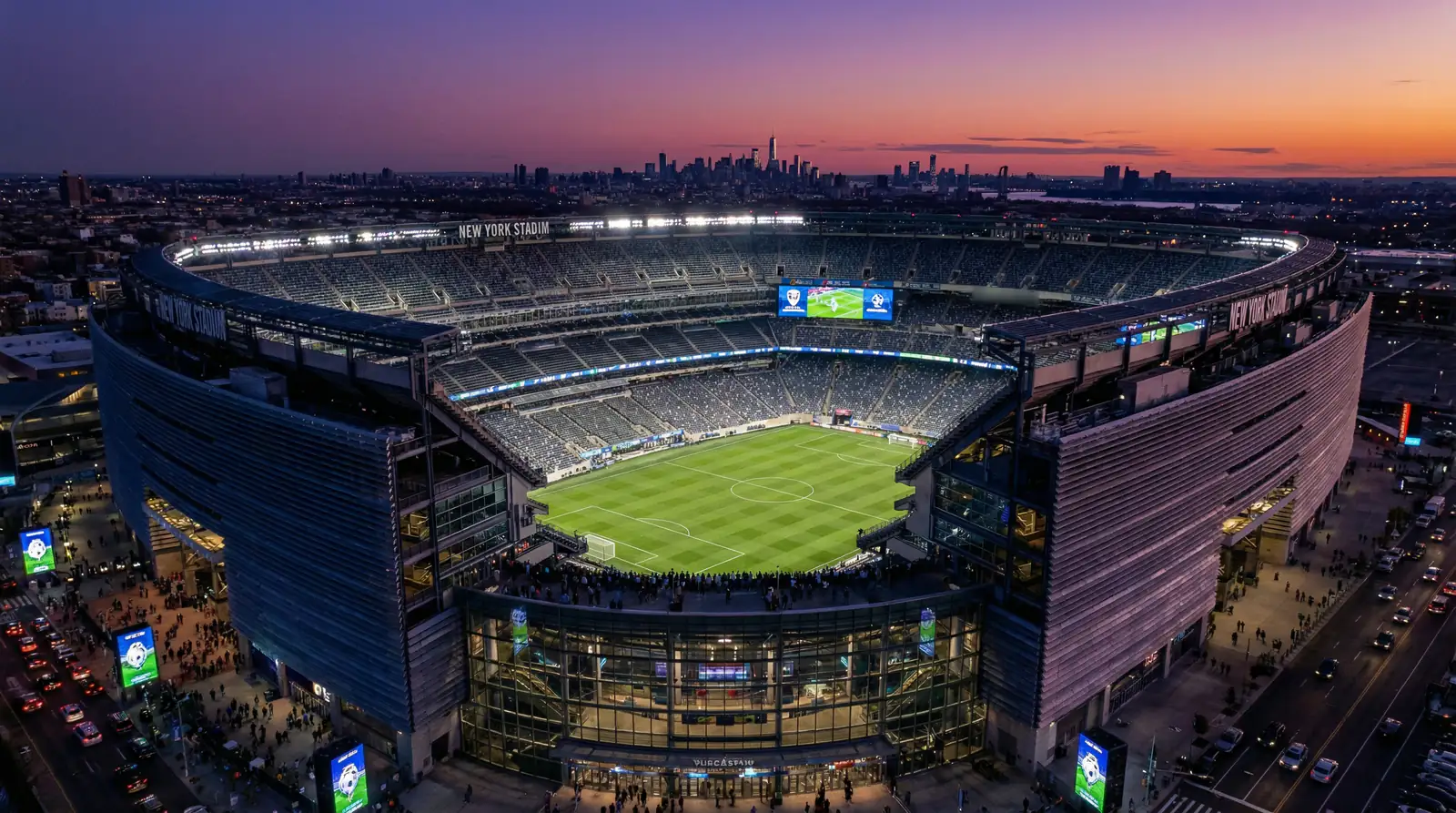 MetLife Stadium v East Rutherford, dějiště finále MS 2026