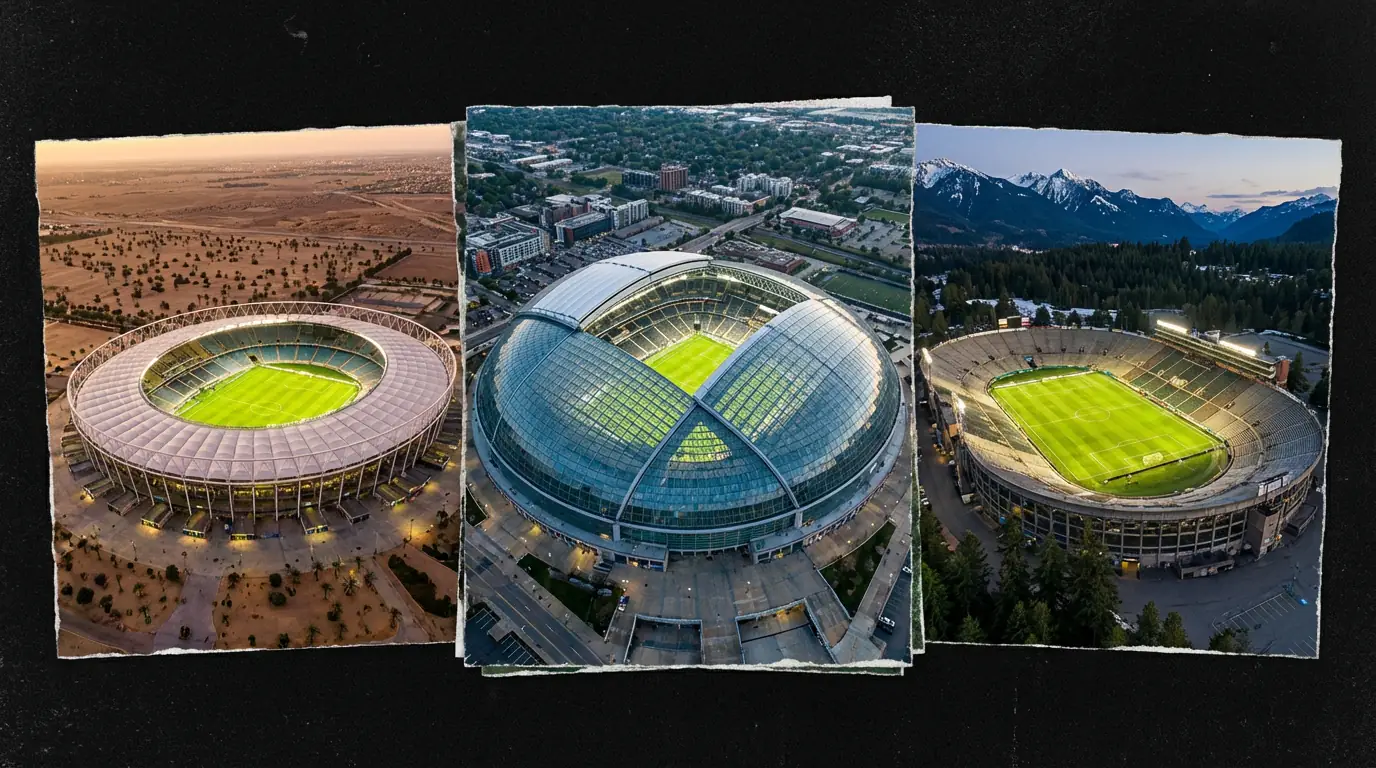 Přehled všech 16 stadionů MS 2026 v USA, Mexiku a Kanadě